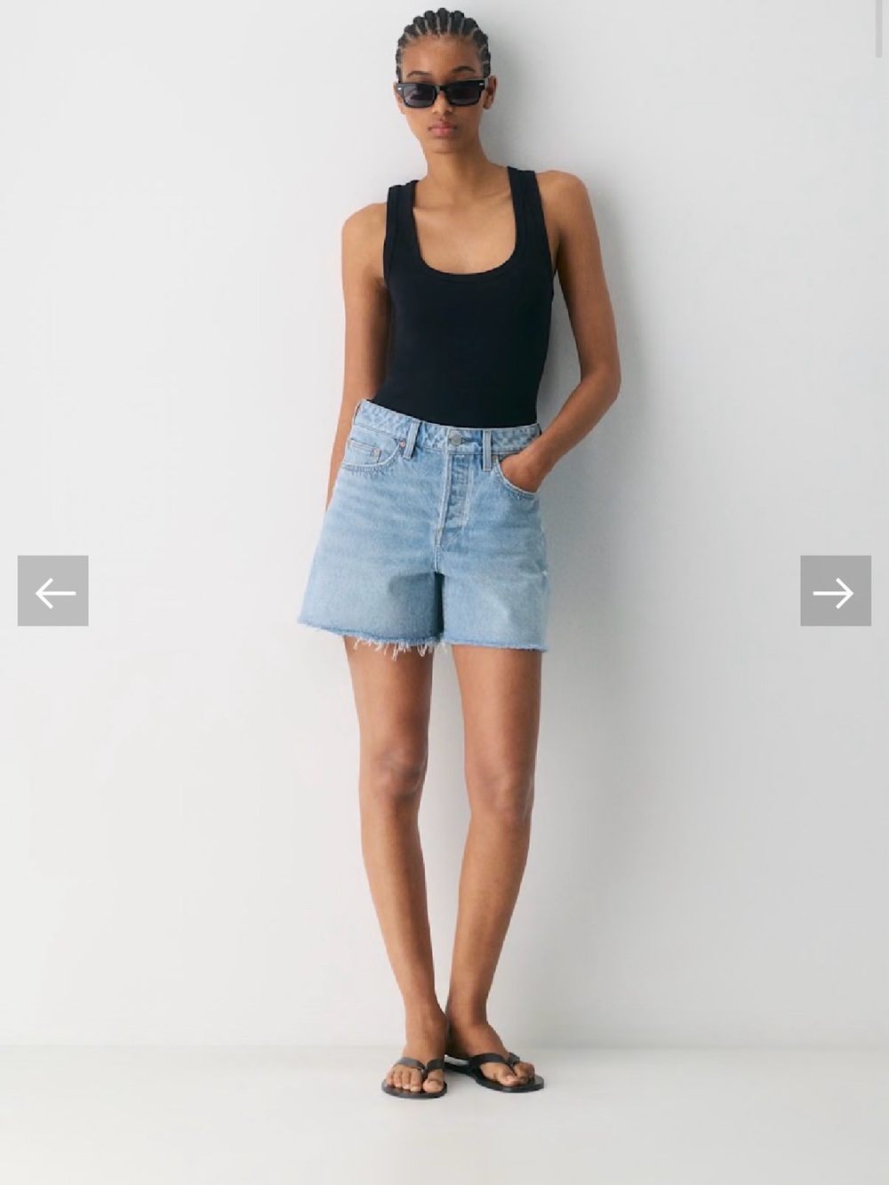Denim Forum The Ex-Boyfriend Hi Mid-Thigh Denim Short